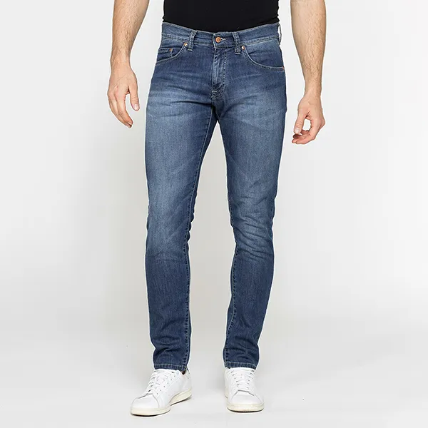 Quần Jeans Nam Carrera Jeans Mod.717 Slim Fit 7170941A_712 Màu Xanh Size US 29 - Thời trang - Vua Hàng Hiệu