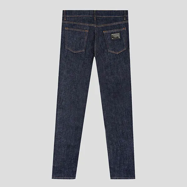 Quần Jeans Nam Dolce & Gabbana D&G Blue Stretch Tag Silver Slim GY07CD G8HA5 S9001 Màu Xanh Đậm Size 48 - Thời trang - Vua Hàng Hiệu