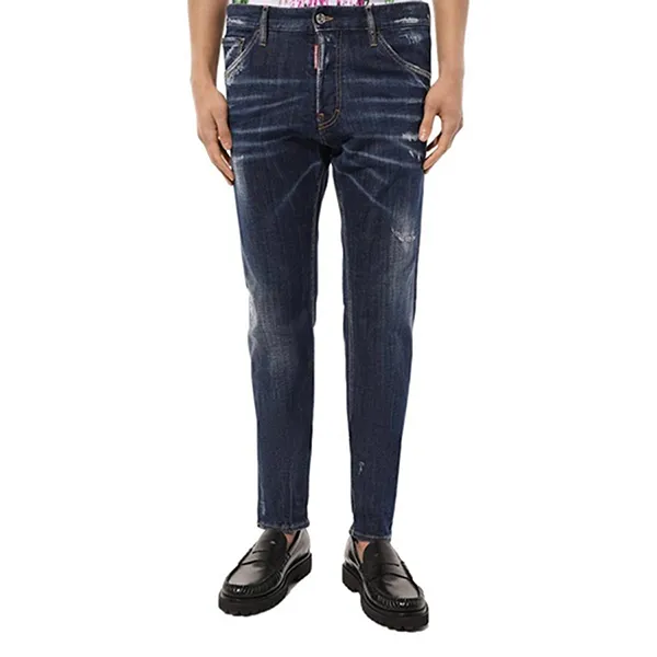 Quần Jeans Nam Dsquared2 Coolguy Jean Men’s S71LB1264 S30342 Màu Xanh Đậm Size 46