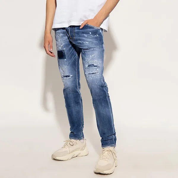 Quần Jeans Nam Dsquared2 Coolguy Jean Men’s S74LB1161 S30789-470 Màu Xanh Size 48