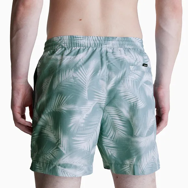 Quần Short Nam Calvin Klein CK Core Solids Printed Swim KM0KM00813 Màu Xanh Nhạt Size L - Thời trang - Vua Hàng Hiệu