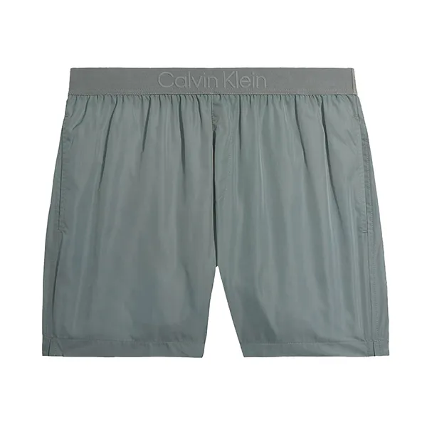 Quần Short Nam Calvin Klein CK Core Tonal Short Length Swim KM0KM00861 Màu Xám Size S