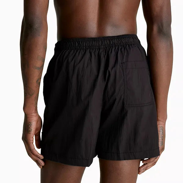 Quần Short Nam Calvin Klein CK Nylon Drawstring Waist Swim Shorts KM0KM00819 Màu Đen Size S