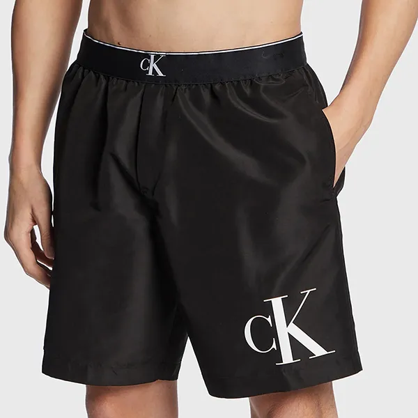 Quần Short Nam Calvin Klein CK Swimming Shorts KM0KM00859 Màu Đen Size S - Thời trang - Vua Hàng Hiệu