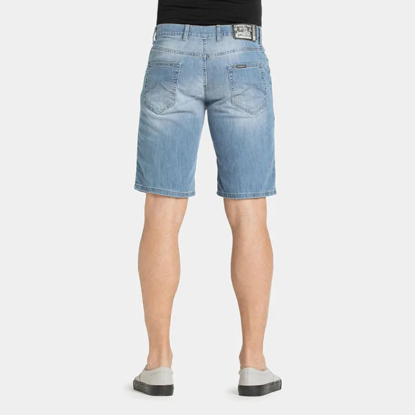 Quần Short Nam Carrera Jeans Lightweight Stretch Denim 721B0941A_510 Màu Xanh Nhạt Size US 31