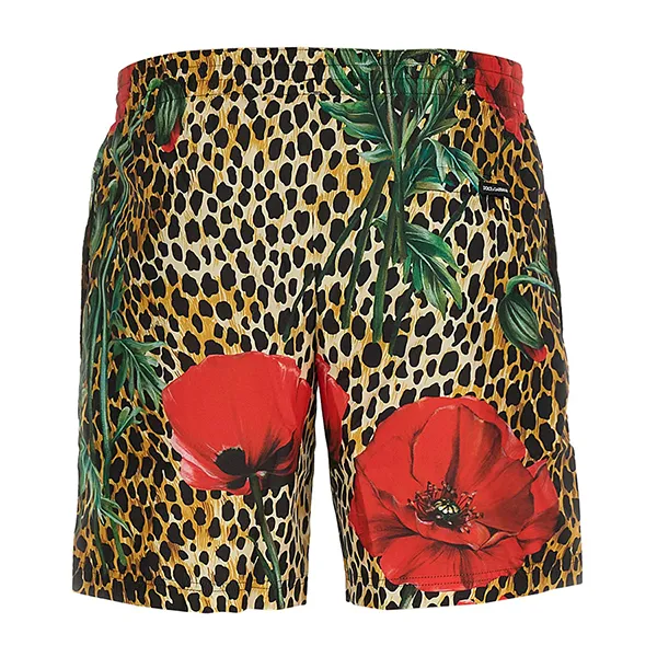 Quần Short Nam Dolce & Gabbana D&G Floral Leopard-Print Swim Shorts M4A13T Phối Màu Size XS - Thời trang - Vua Hàng Hiệu