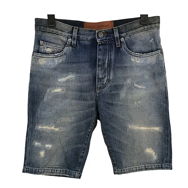 Quần Short Nam Dolce & Gabbana D&G G6QHED Màu Xanh Size 44 - Thời trang - Vua Hàng Hiệu