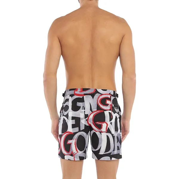 Quần Short Nam Dolce & Gabbana D&G Multi-Coloured Printed Swimming Trunks M4A18T Màu Đen Xám Size S