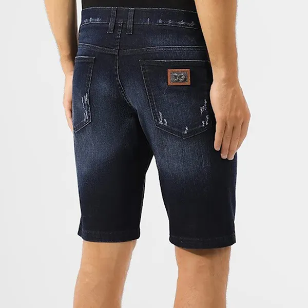 Quần Short Nam Dolce & Gabbana D&G Shorts GGY4JED Màu Xanh Đậm Size 48 - Thời trang - Vua Hàng Hiệu