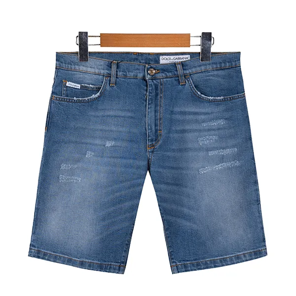 Quần Short Nam Dolce & Gabbana D&G Shorts GY4JED Màu Xanh Size 46 - Thời trang - Vua Hàng Hiệu