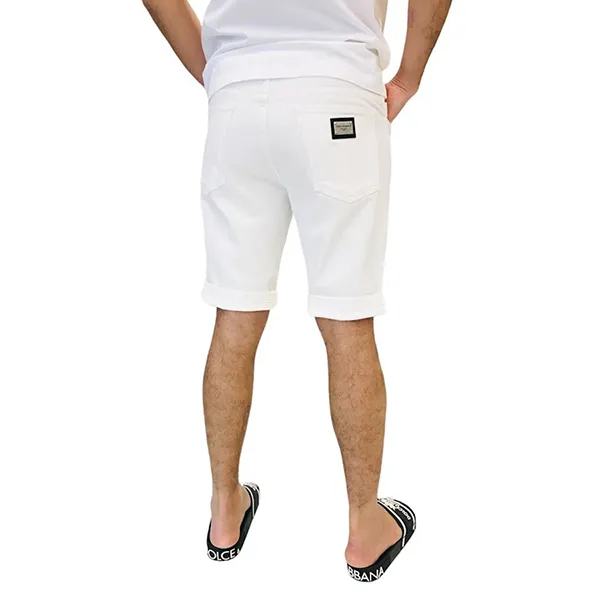 Quần Short Nam Dolce & Gabbana D&G With Tag Silver GY4JED Màu Trắng Size 44 - Thời trang - Vua Hàng Hiệu