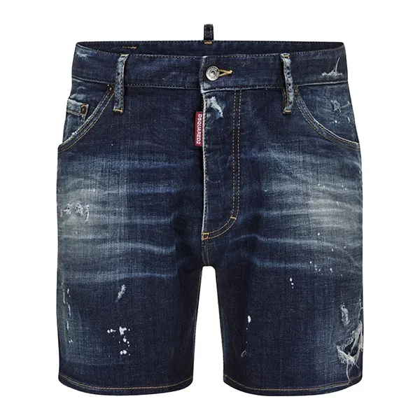 Quần Short Nam Dsquared2 Denim S74MU0772 Màu Xanh Đậm Size 50 - Thời trang - Vua Hàng Hiệu