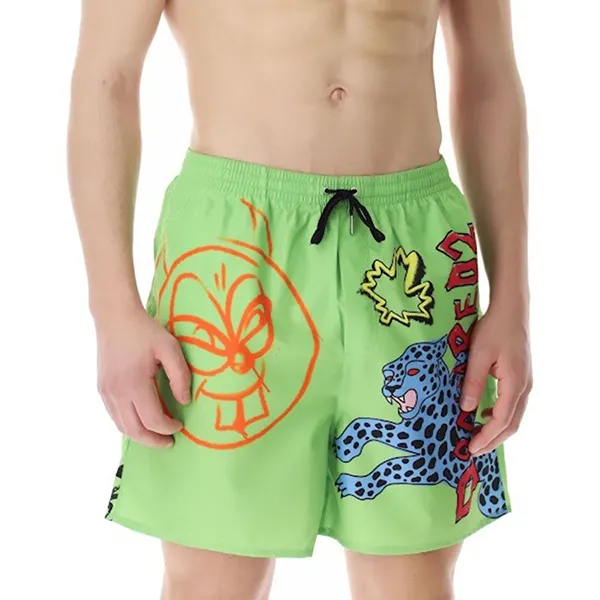 Quần Short Nam Dsquared2 Graphic-Print Swimming Trunk D7B544170 Màu Xanh Lá Size 44 - Thời trang - Vua Hàng Hiệu