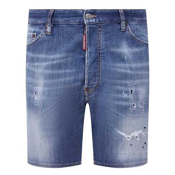 Quần Short Nam Dsquared2 S74MU0607 Màu Xanh Denim Size 50 - Thời trang - Vua Hàng Hiệu