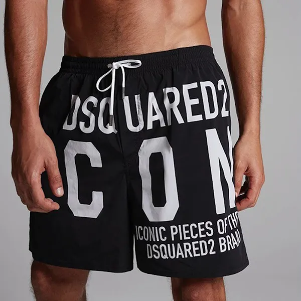 Quần Short Nam Dsquared2 Swim Shorts D7N582940 Màu Đen Size 44