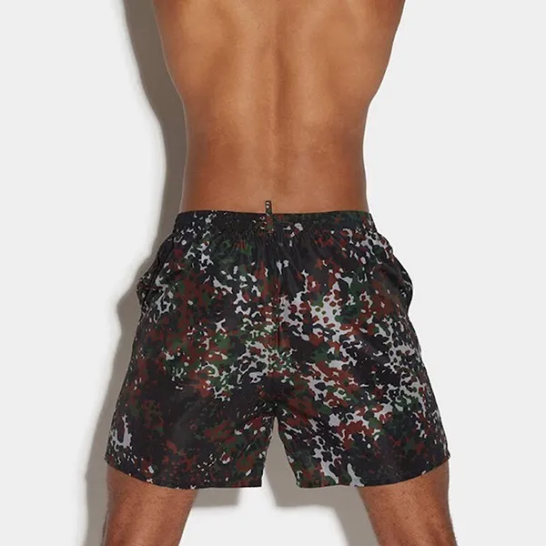 Quần Short Nam Dsquared2 Swimming D7BM14670 Màu Nâu/Xanh Size 46 - Thời trang - Vua Hàng Hiệu