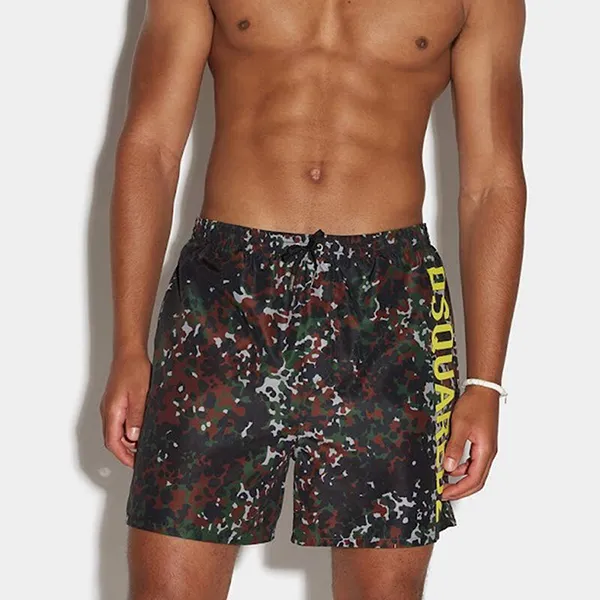 Quần Short Nam Dsquared2 Swimming D7BM14670 Màu Nâu/Xanh Size 46 - Thời trang - Vua Hàng Hiệu
