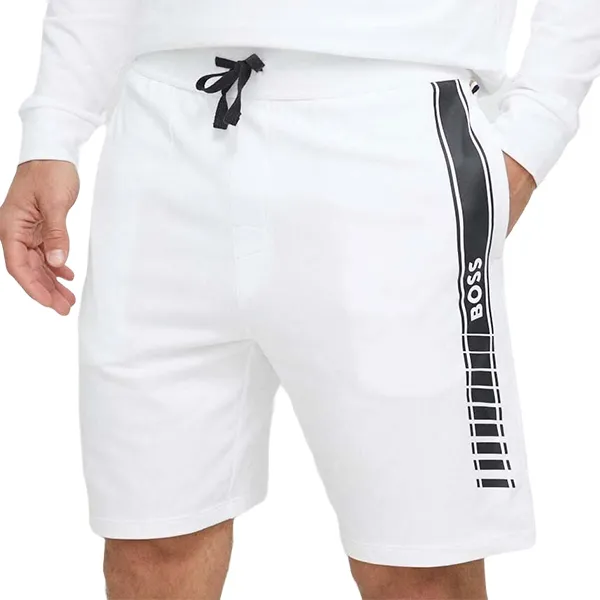 Quần Short Nam Hugo Boss Authentic Shorts White SN33 GB04 Màu Trắng Size M