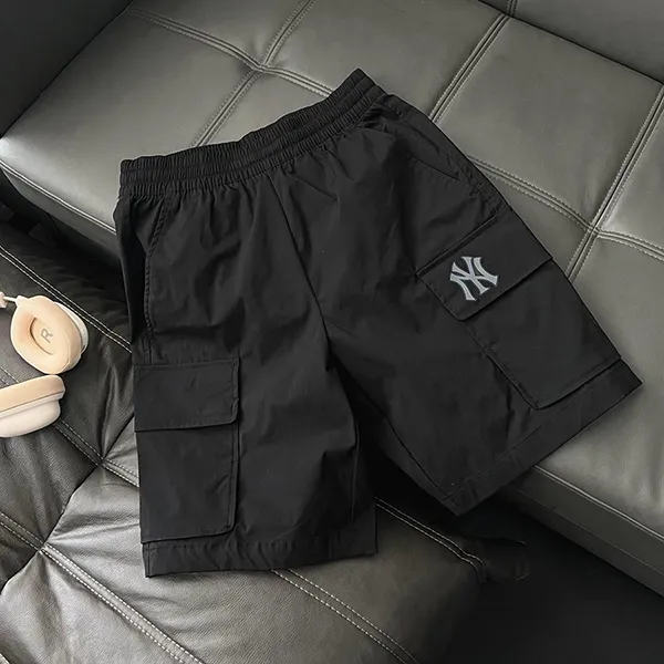 Quần Short Nam MLB Basic Gorpcore New York Yankees Woven Black 3ASMB0643-50BKS Màu Đen Size L