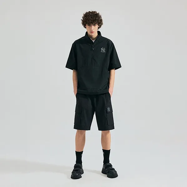 Quần Short Nam MLB Basic Gorpcore New York Yankees Woven Black 3ASMB0643-50BKS Màu Đen Size L