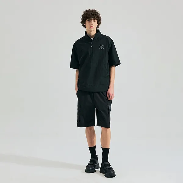 Quần Short Nam MLB Basic Gorpcore New York Yankees Woven Black 3ASMB0643-50BKS Màu Đen Size L
