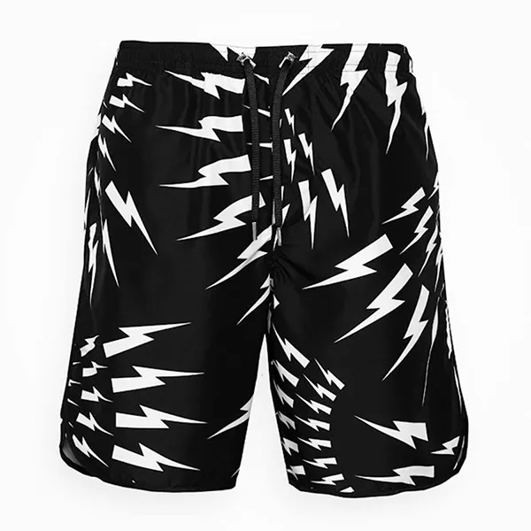 Quần Short Nam Neil Barrett PBCB008 Màu Đen Size S