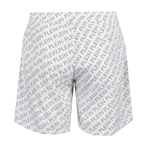 Quần Short Nam Philipp Plein Logo Swimming Trunk CUPP13M01 Màu Trắng Size L - Thời trang - Vua Hàng Hiệu