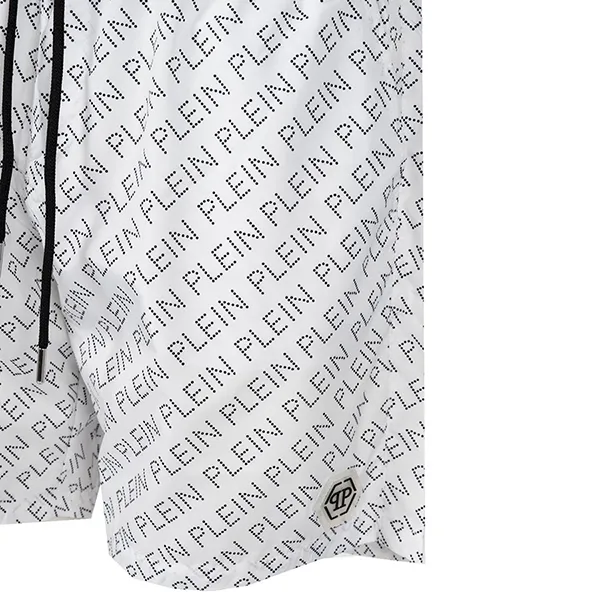 Quần Short Nam Philipp Plein Logo Swimming Trunk CUPP13M01 Màu Trắng Size L - Thời trang - Vua Hàng Hiệu