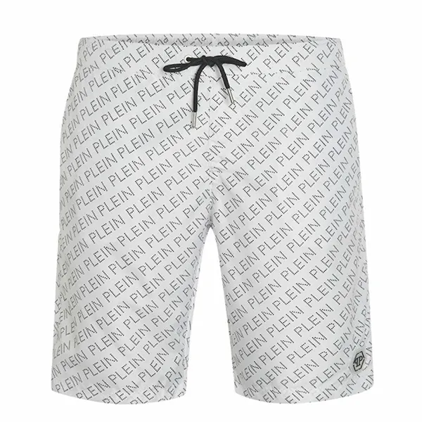 Quần Short Nam Philipp Plein Logo Swimming Trunk CUPP13M01 Màu Trắng Size L - Thời trang - Vua Hàng Hiệu