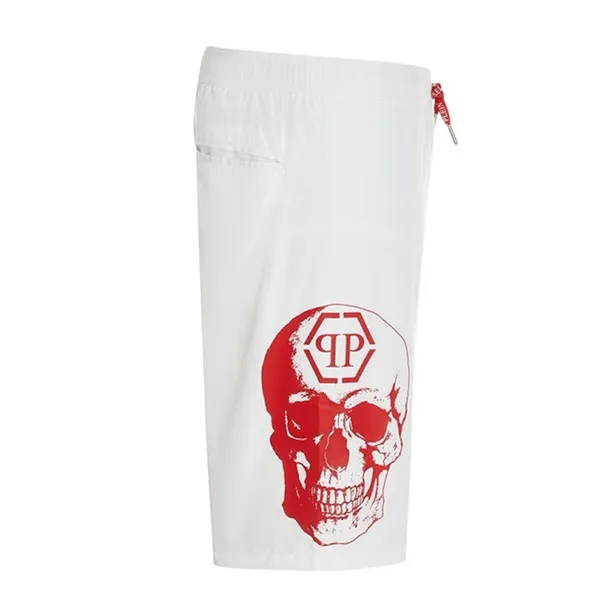 Quần Short Nam Philipp Plein Swimming Trunk White CUPP19L01 Màu Trắng Size S