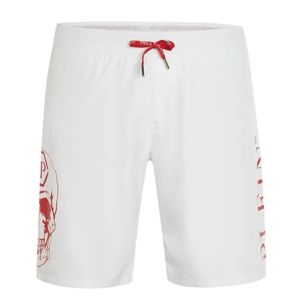 Quần Short Nam Philipp Plein Swimming Trunk White CUPP19L01 Màu Trắng Size S