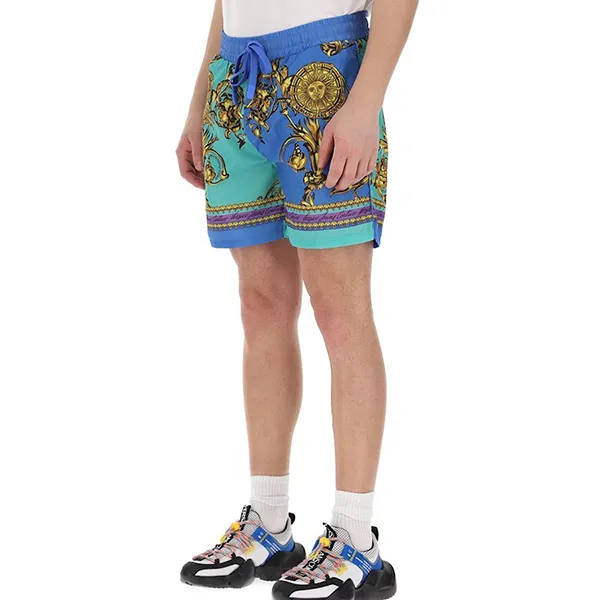 Quần Short Nam Versace Jeans Couture Garland 72GAD1D6 Phối Màu Xanh Size 48 - Thời trang - Vua Hàng Hiệu