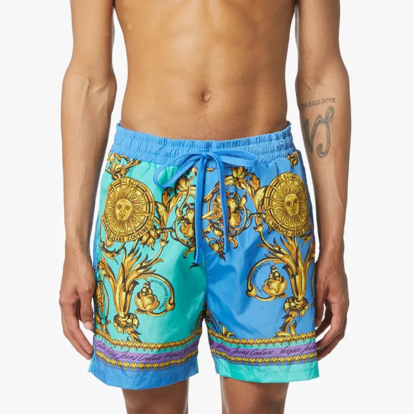 Quần Short Nam Versace Jeans Couture Garland 72GAD1D6 Phối Màu Xanh Size 48 - Thời trang - Vua Hàng Hiệu