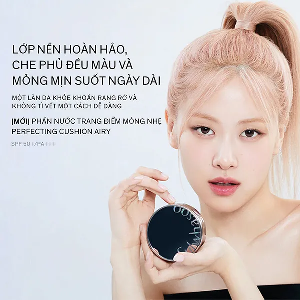 Set Phấn Nước Sulwhasoo Perfecting Cushion Airy + 1 Lõi Refill Tone 17N1 Vanilla - Trang điểm - Vua Hàng Hiệu