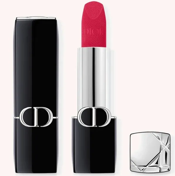 Son Dior 784 Rouge Rose Velvet Finish Màu Hồng Dâu (Mới) - 2