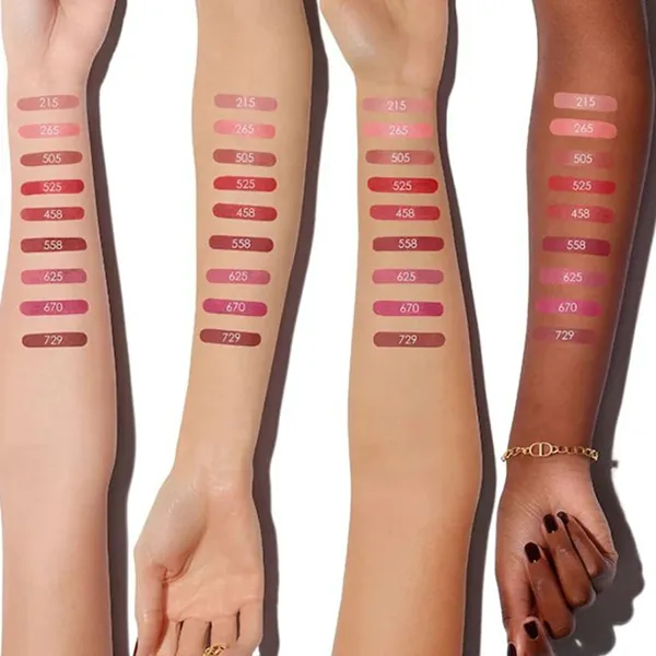 Son Dior Rouge Dior Forever Transfer-Proof Lipstick 215 Desire Màu Hồng Nâu