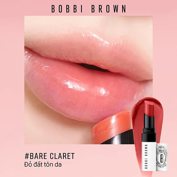 Son Dưỡng Bobbi Brown Extra Lip Tint 04 Bare Claret Màu Đỏ Đất - 1