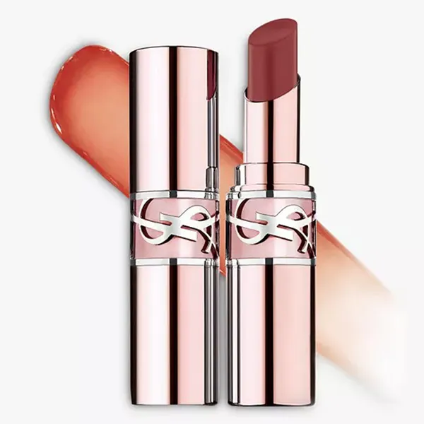 Son Dưỡng YSL Yves Saint Laurent Loveshine Candy Glow 7B Nude Pleasure Màu Cam Đất Nude - Son Môi - Vua Hàng Hiệu
