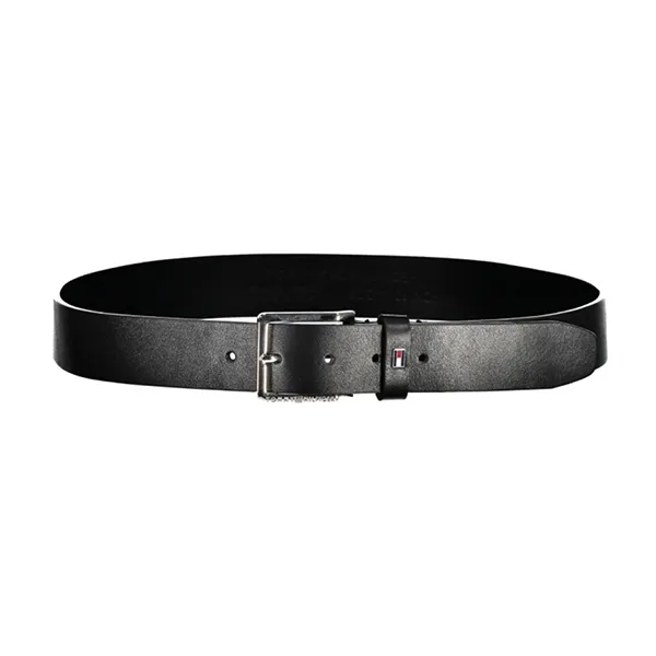 Thắt Lưng Tommy Hilfiger Black Leather Belt AM0AM11461_NEBDS Màu Đen Size 90 - Thắt lưng - Vua Hàng Hiệu