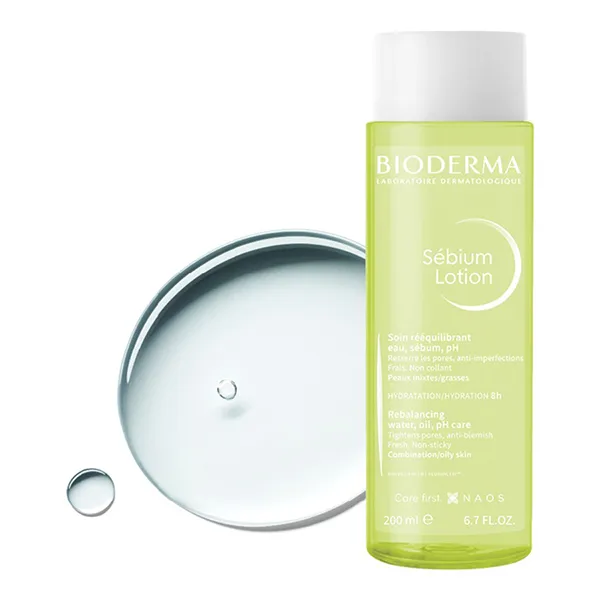 Toner Cân Bằng Ẩm Giảm Dầu Mụn Cho Da Bioderma Sébium Lotion 200ml - Mỹ phẩm - Vua Hàng Hiệu