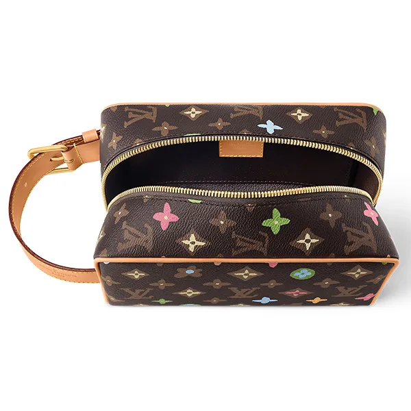 Túi Cầm Tay Louis Vuitton LV Locker Dopp Kit Chocolate Brown Màu Nâu Chocolate - Túi xách - Vua Hàng Hiệu
