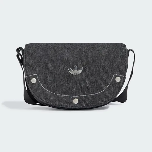 Túi Đeo Chéo Nữ Adidas Female Originals Mini Denim Shoulder Bag IT7366 Màu Đen Xám