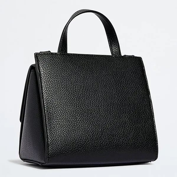Túi Đeo Chéo Nữ Calvin Klein CK Archive Small Square Flap Crossbody Bag Màu Đen - Túi xách - Vua Hàng Hiệu