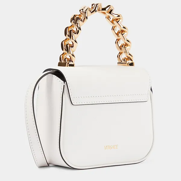 Túi Đeo Chéo Nữ Versace La Medusa Mini Bag White Màu Trắng