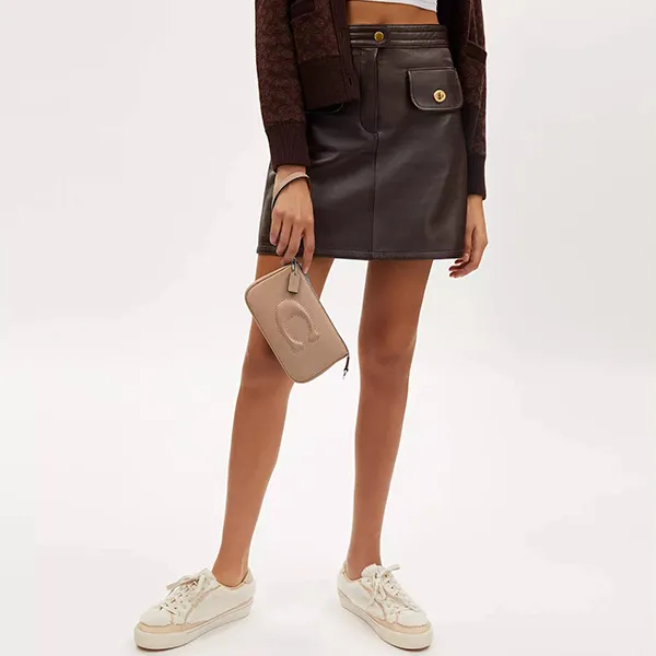 Túi Đeo Vai Nữ Coach Nolita 19 Shoulder Bag CR364 Màu Be