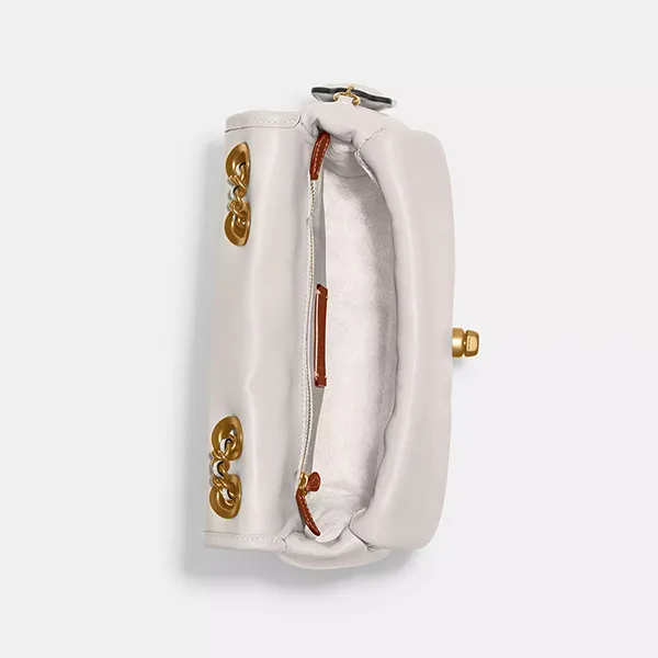 Túi Đeo Vai Nữ Coach Pillow Madison Shoulder Bag With Quilting C8560 Màu Trắng
