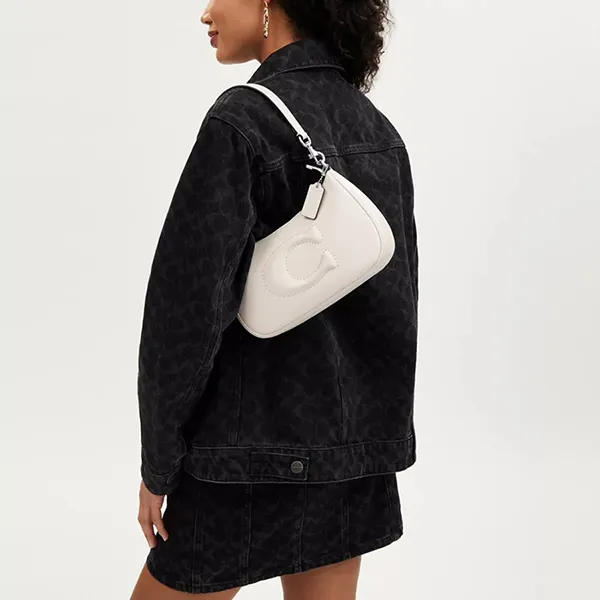 Túi Đeo Vai Nữ Coach Teri Shoulder Bag CR099 Màu Trắng