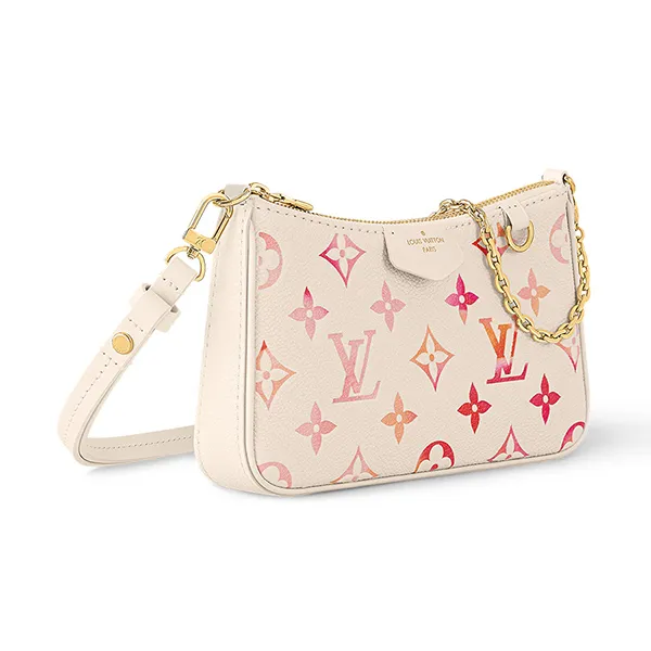 Túi Đeo Vai Nữ Louis Vuitton LV Easy Pouch On Strap M83448 Màu Trắng Kem