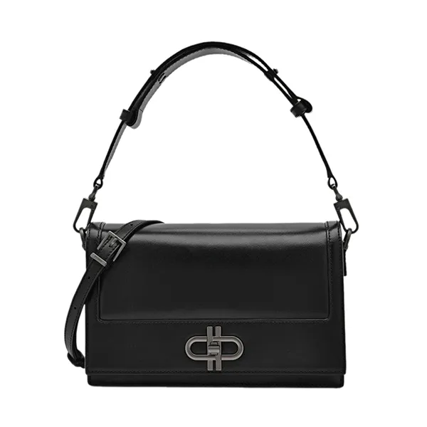Túi Đeo Vai Nữ Pedro Icon Leather Shoulder Bag Black 76610073 Màu Đen - Túi xách - Vua Hàng Hiệu