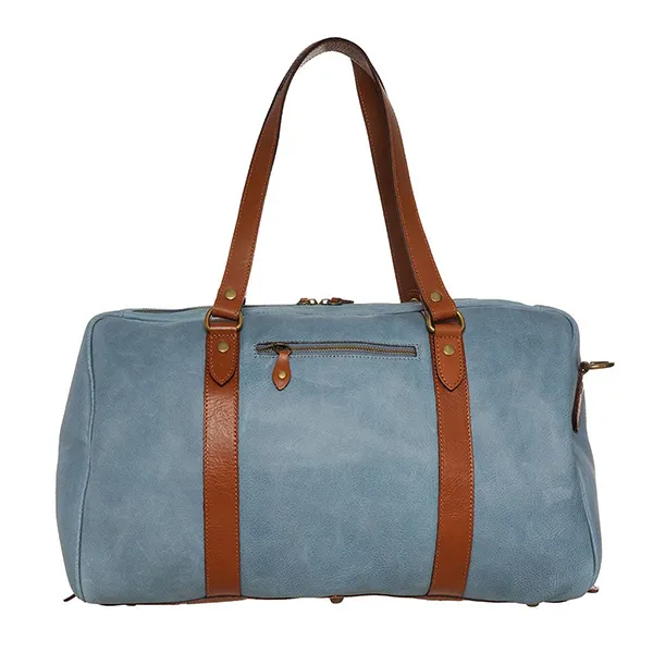 Túi Du Lịch Medici Of Florence Calfskin 1001-2 DL MED100S4087C7 Màu Xanh Blue - Túi xách - Vua Hàng Hiệu